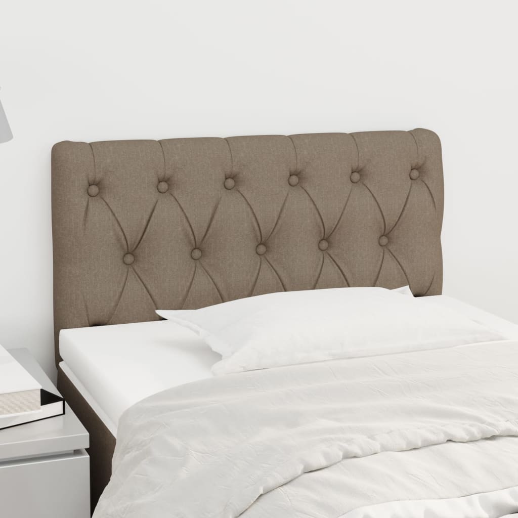 vidaXL Zagłówek do łóżka, taupe, 80x7x78/88 cm, tkanina