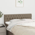 vidaXL Zagłówki, taupe, 160x7x78/88 cm, tkanina