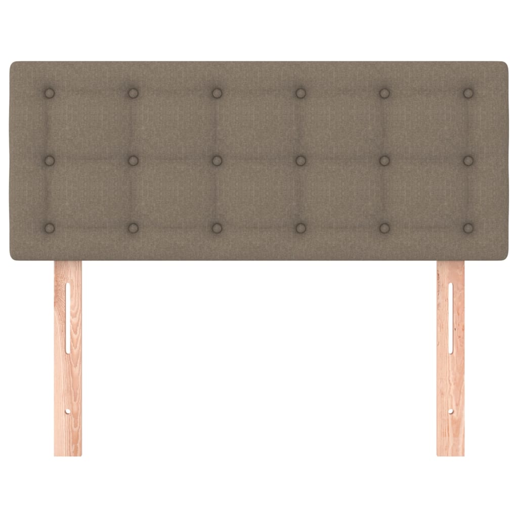 vidaXL Zagłówek do łóżka, taupe, 80x5x78/88 cm, tkanina