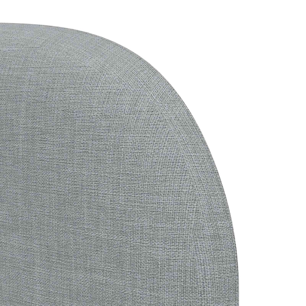 vidaXL Ucho Głowy Jasnoszary 40 x 23 x 6 cm tkanina