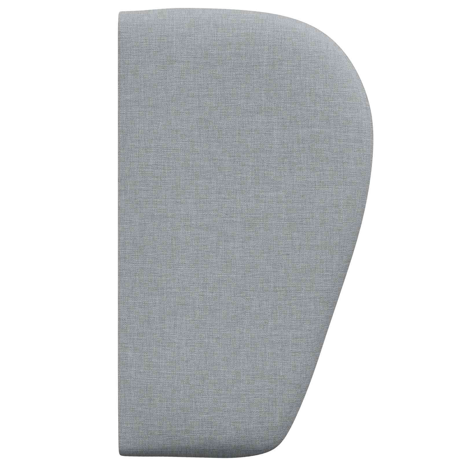 vidaXL Ucho Głowy Jasnoszary 40 x 23 x 6 cm tkanina