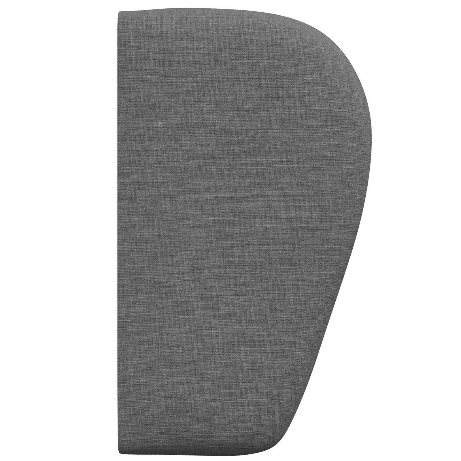 vidaXL Ucho Głowy Przygaszony Szary 40 x 23 x 6 cm tkanina