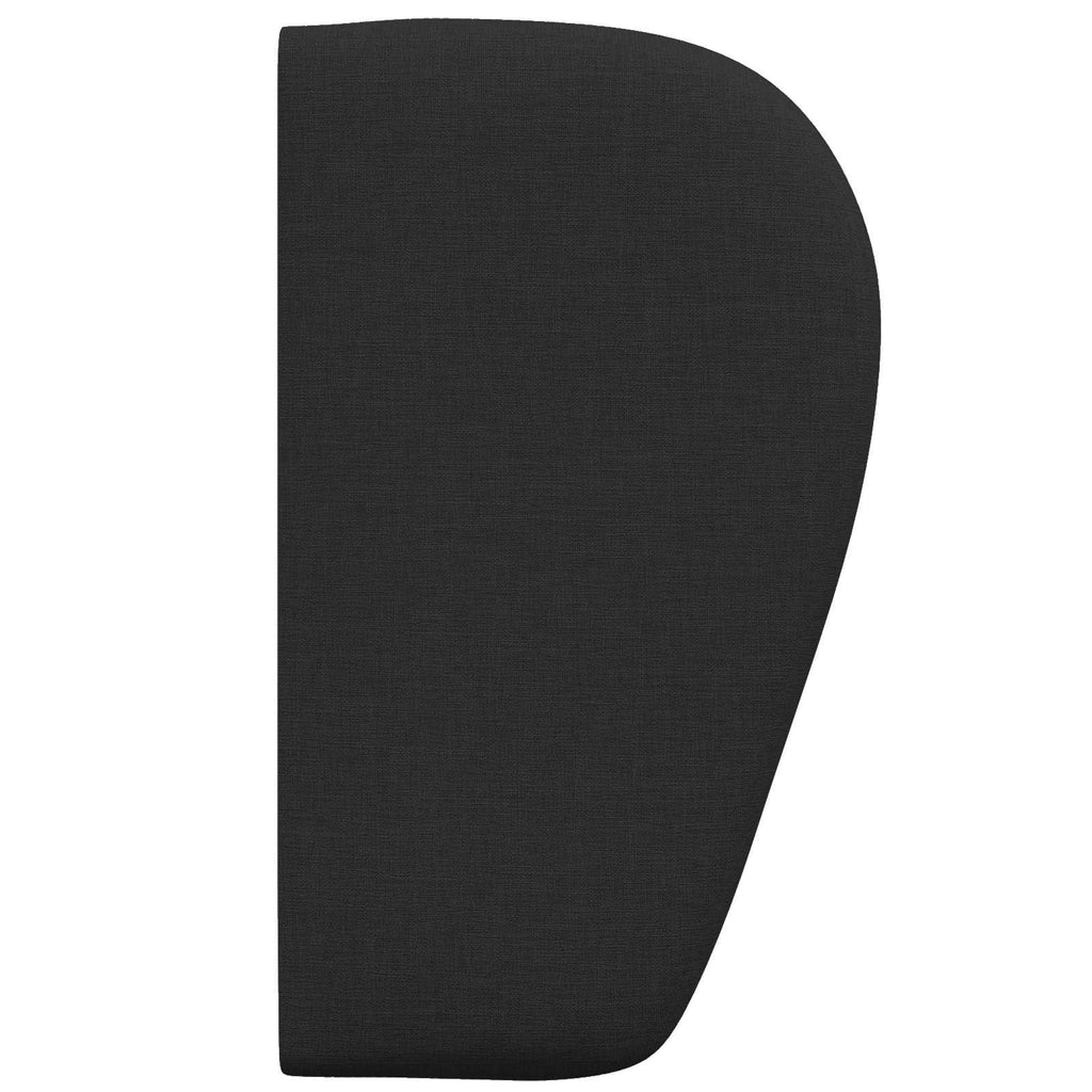 vidaXL Ucho Głowy Czarny 40 x 23 x 6 cm tkanina