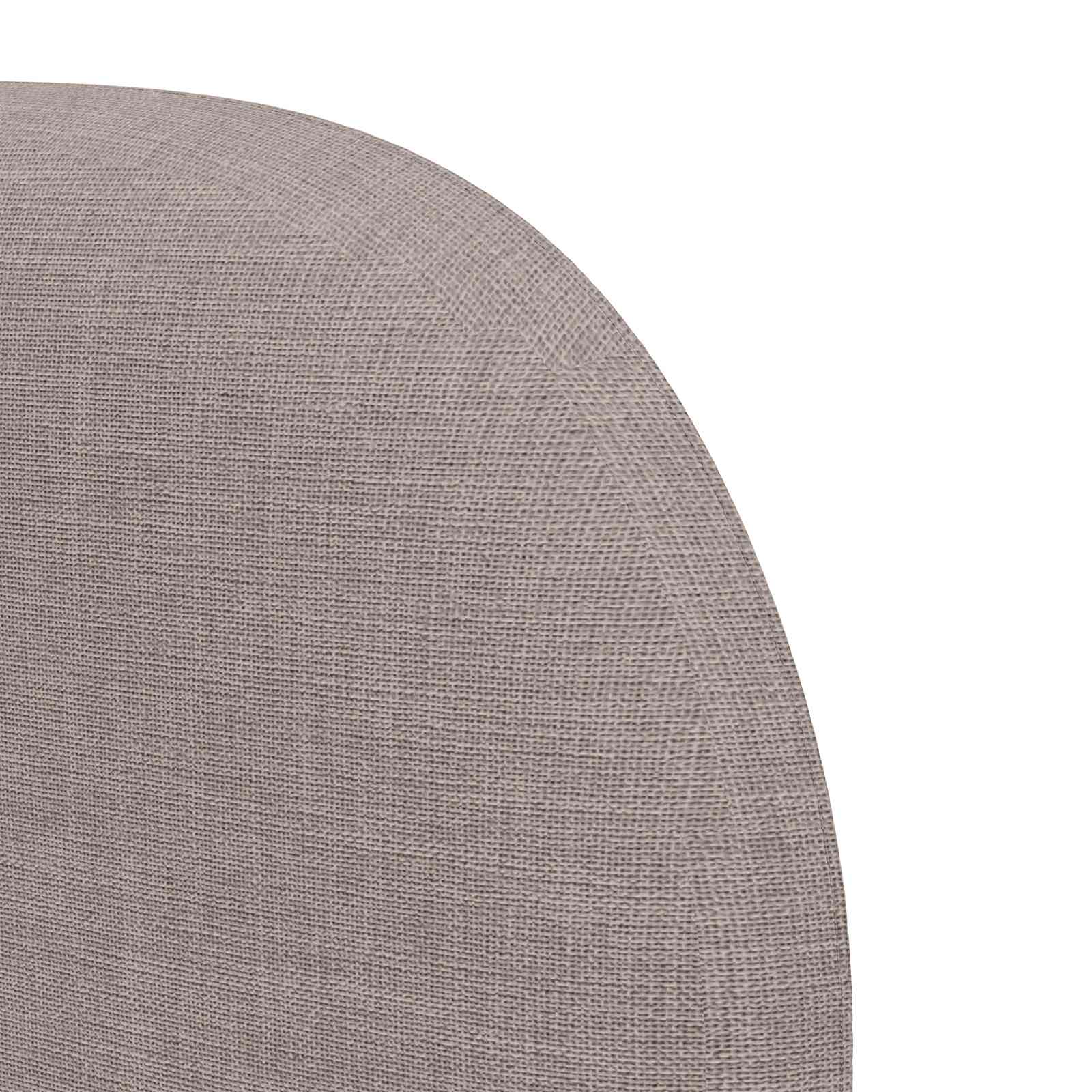 vidaXL Ucho Głowy Ciemnoszary 40 x 23 x 6 cm tkanina
