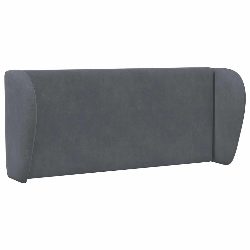 vidaXL Ucho Głowy Przygaszony Szary 40 x 23 x 6 cm Aksamit