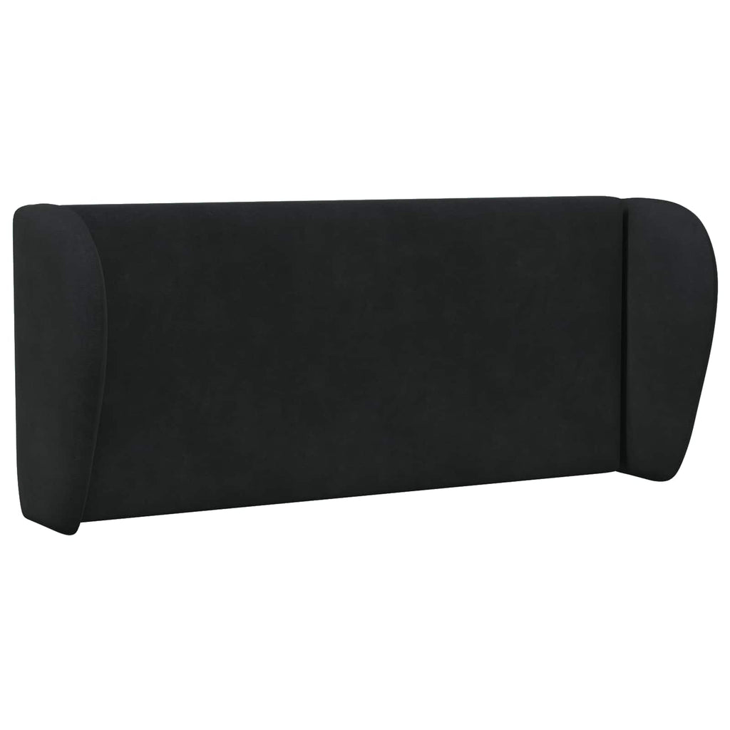 vidaXL Ucho Głowy Czarny 40 x 23 x 6 cm Aksamit