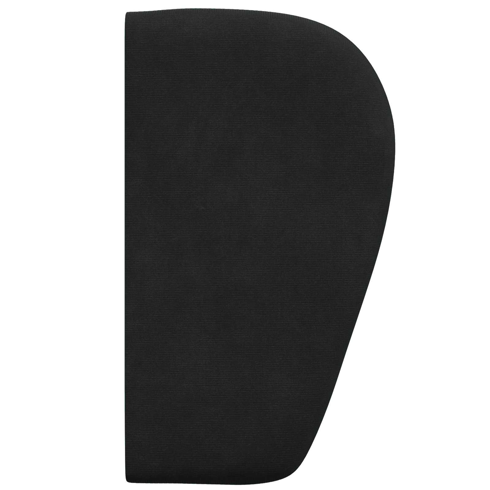 vidaXL Ucho Głowy Czarny 40 x 23 x 6 cm Aksamit