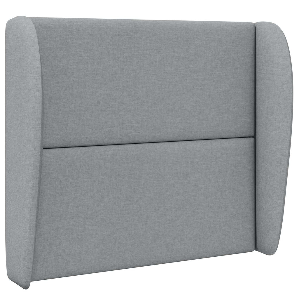 vidaXL Ucho Głowy Jasnoszary 80 x 23 x 6 cm tkanina