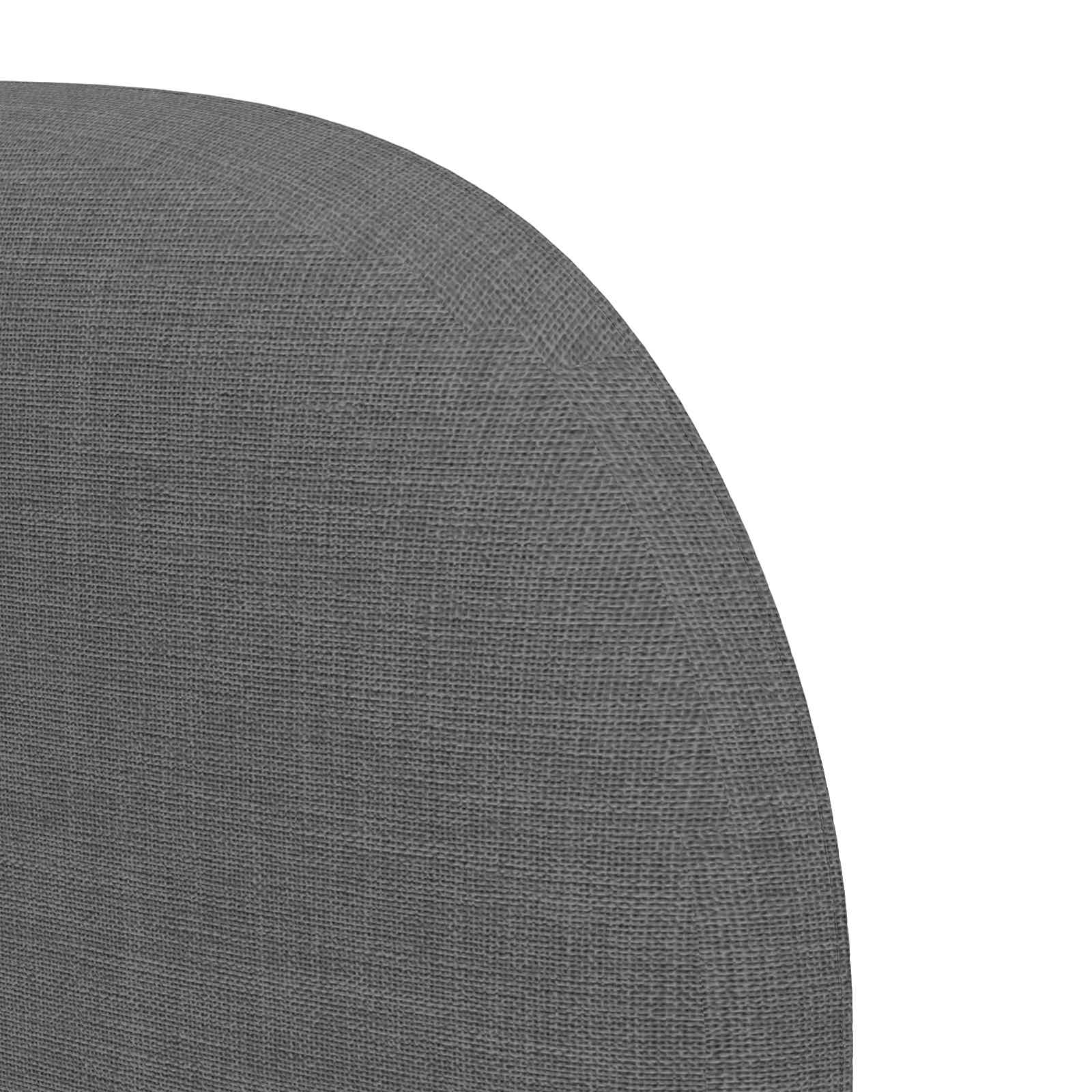 vidaXL Ucho Głowy Przygaszony Szary 80 x 23 x 6 cm tkanina