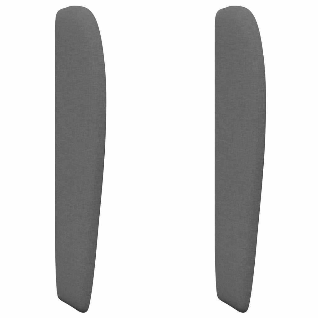 vidaXL Ucho Głowy Przygaszony Szary 80 x 23 x 6 cm tkanina