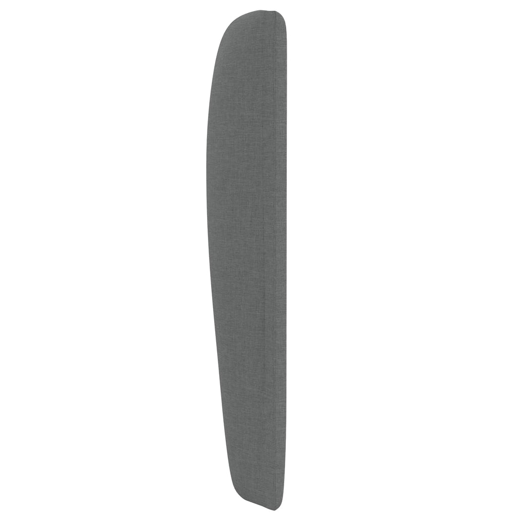 vidaXL Ucho Głowy Przygaszony Szary 80 x 23 x 6 cm tkanina
