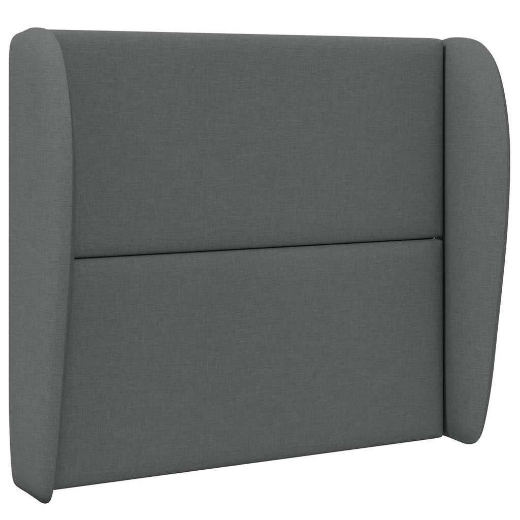 vidaXL Ucho Głowy Przygaszony Szary 80 x 23 x 6 cm tkanina