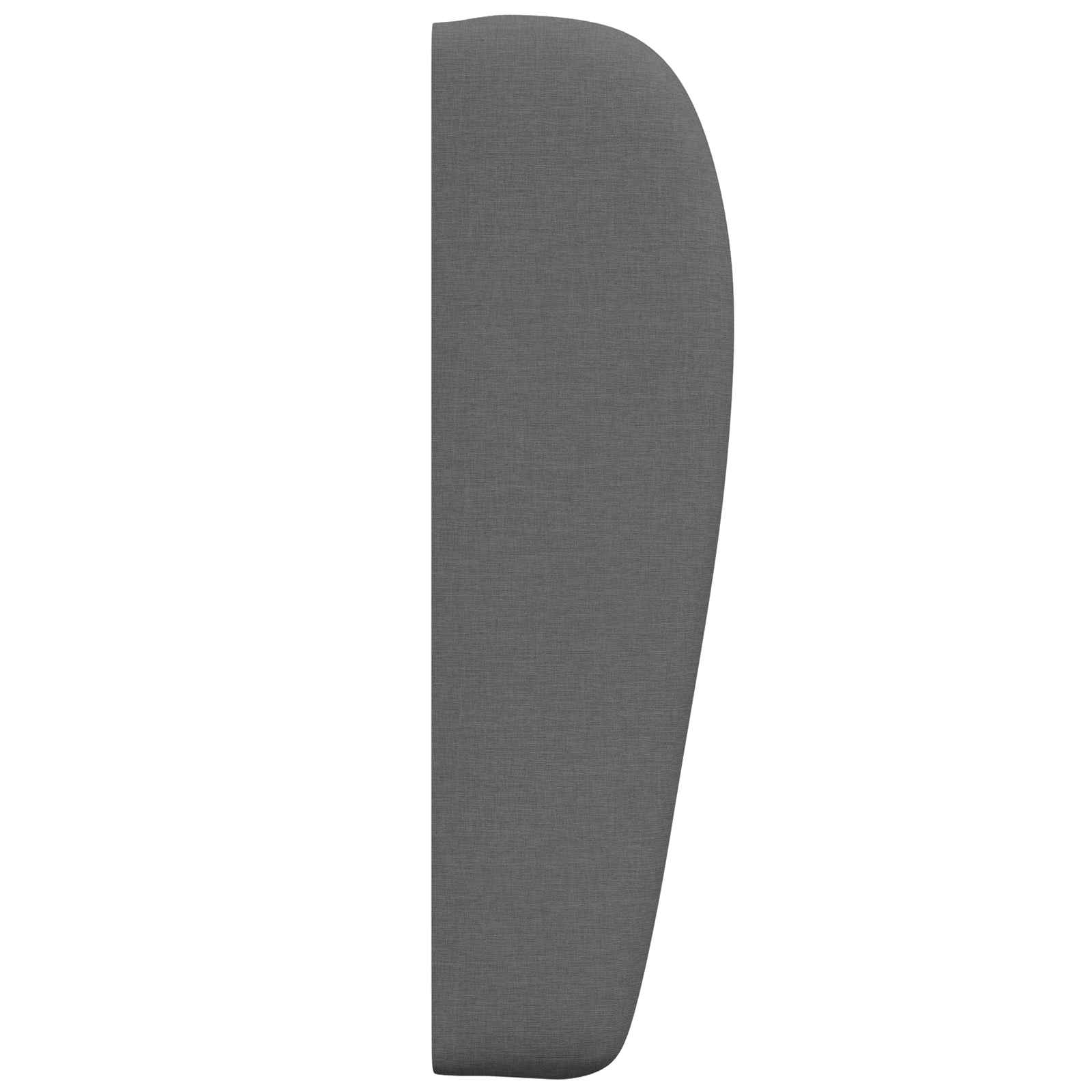 vidaXL Ucho Głowy Przygaszony Szary 80 x 23 x 6 cm tkanina