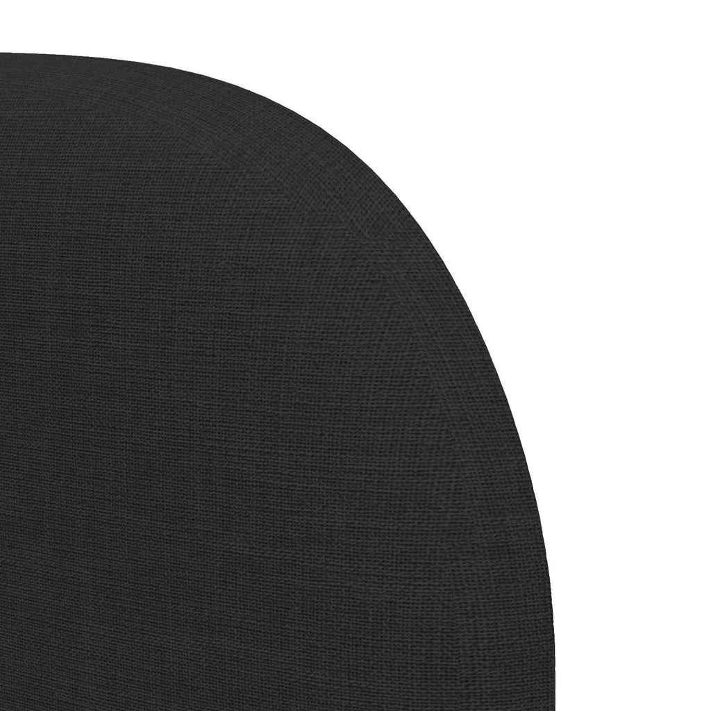 vidaXL Ucho Głowy Czarny 80 x 23 x 6 cm tkanina