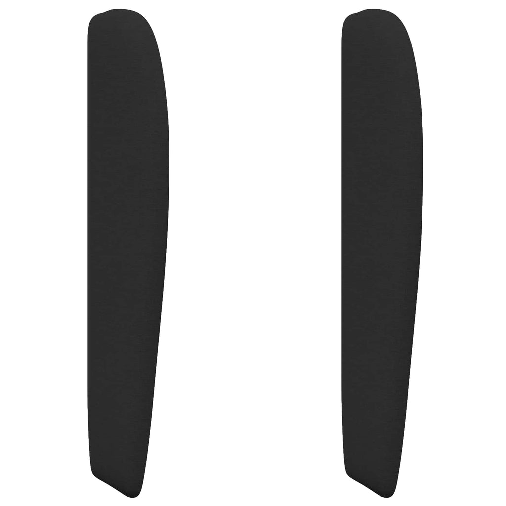 vidaXL Ucho Głowy Czarny 80 x 23 x 6 cm tkanina