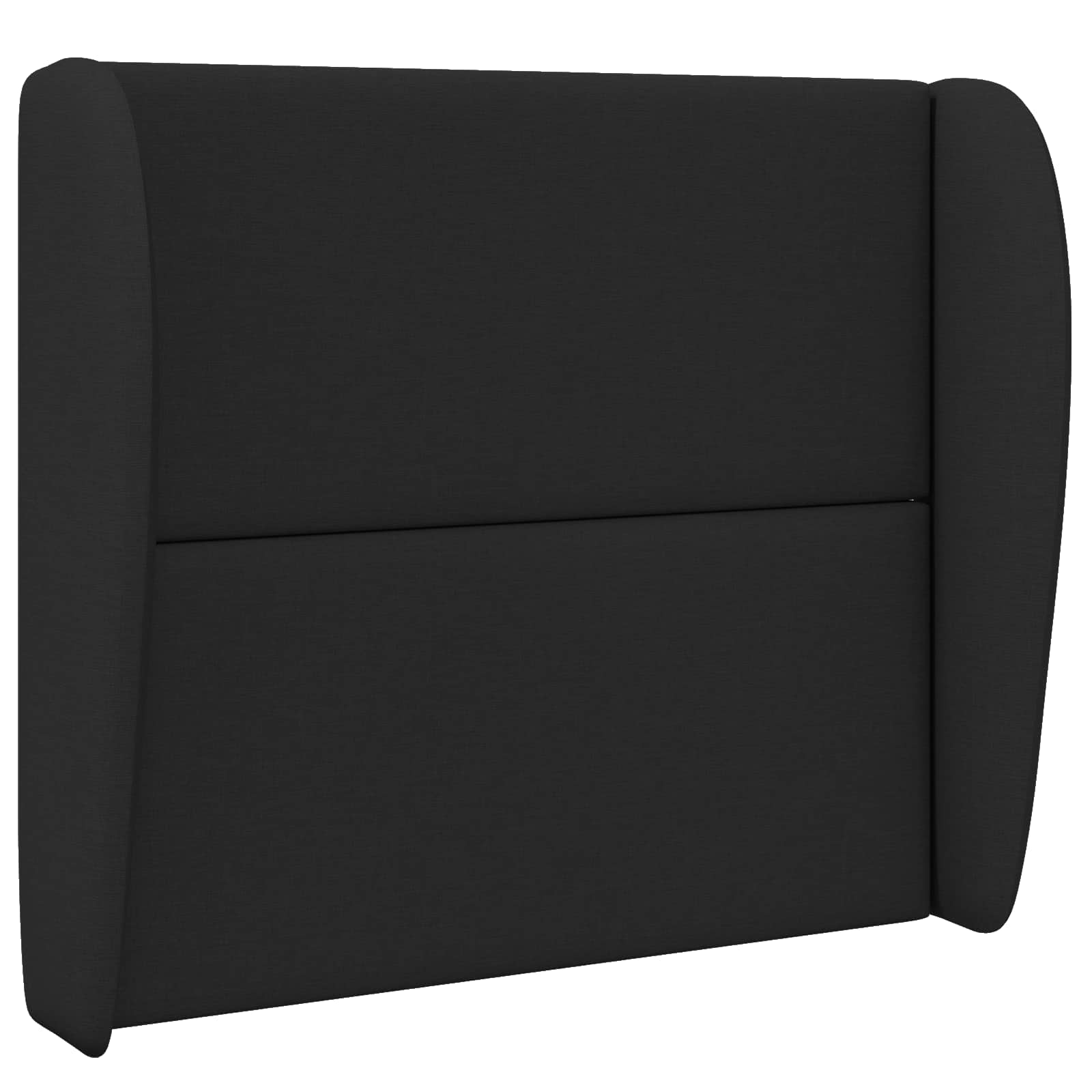 vidaXL Ucho Głowy Czarny 80 x 23 x 6 cm tkanina