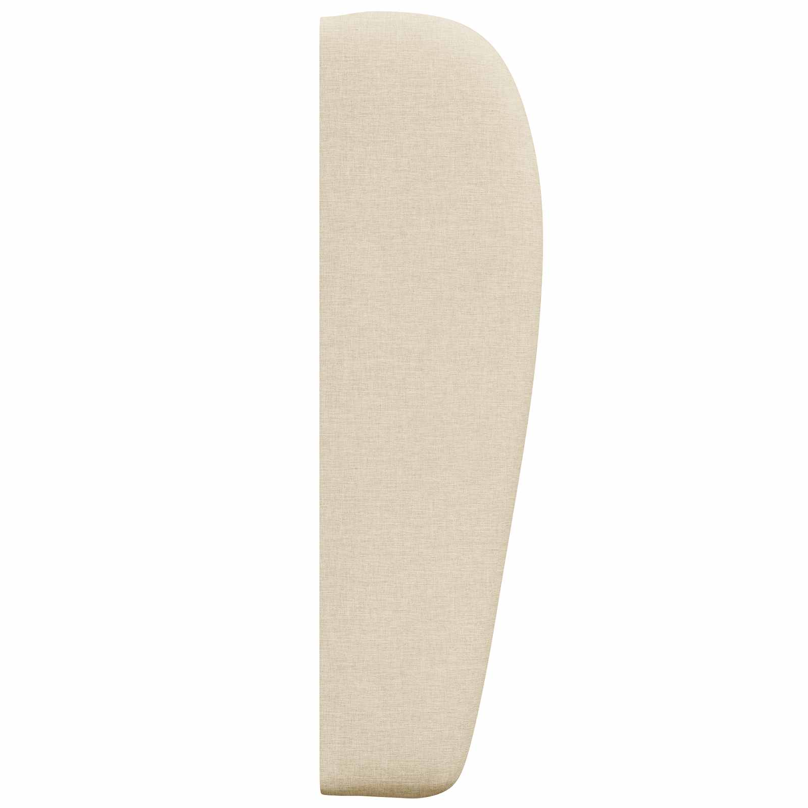 vidaXL Ucho Głowy Kremowy 80 x 23 x 6 cm tkanina