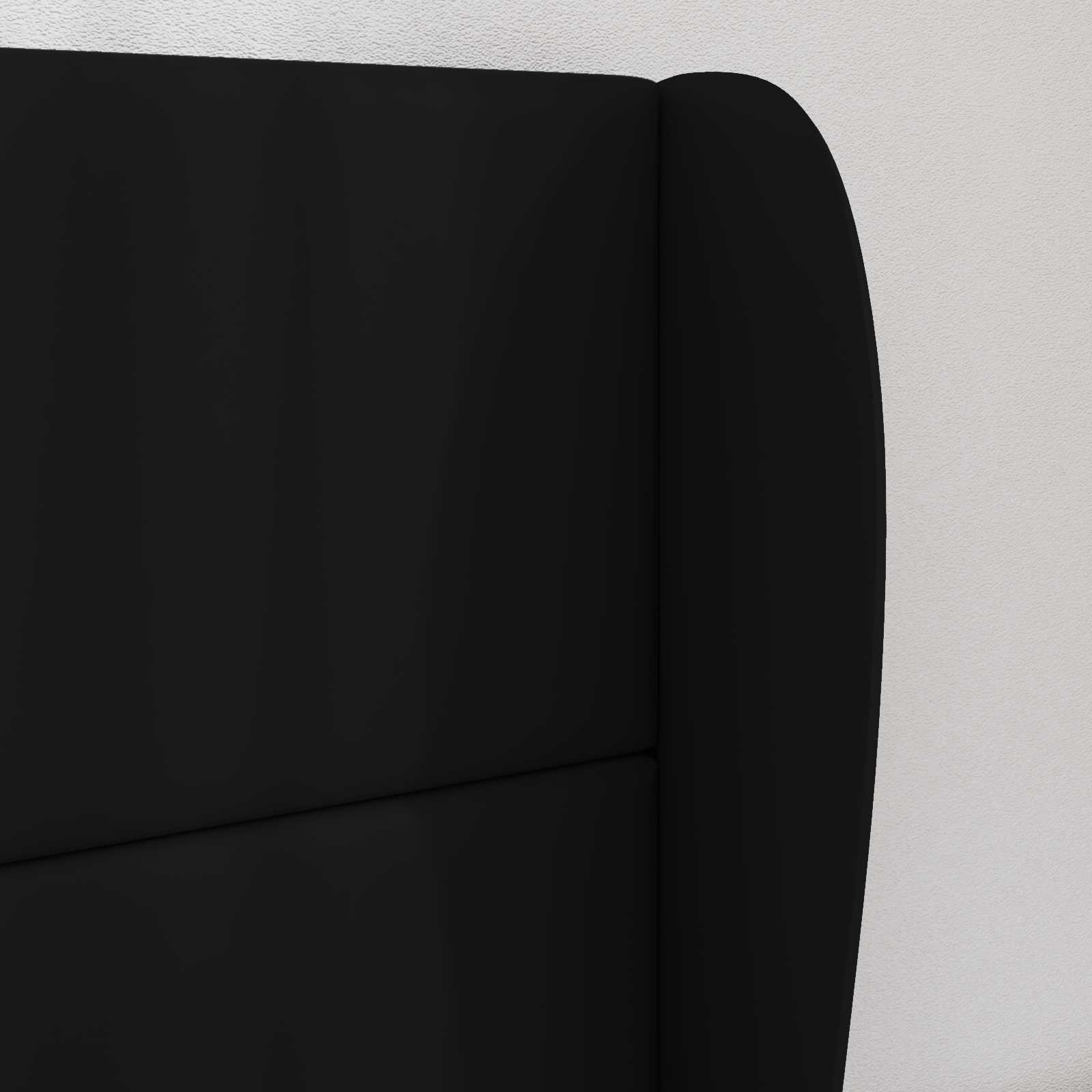 vidaXL Ucho Głowy Czarny 80 x 23 x 6 cm PVC