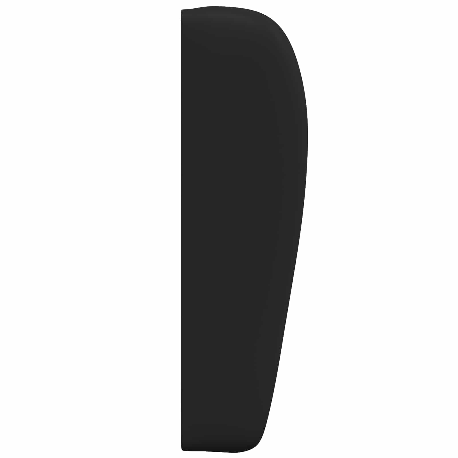 vidaXL Ucho Głowy Czarny 80 x 23 x 6 cm PVC