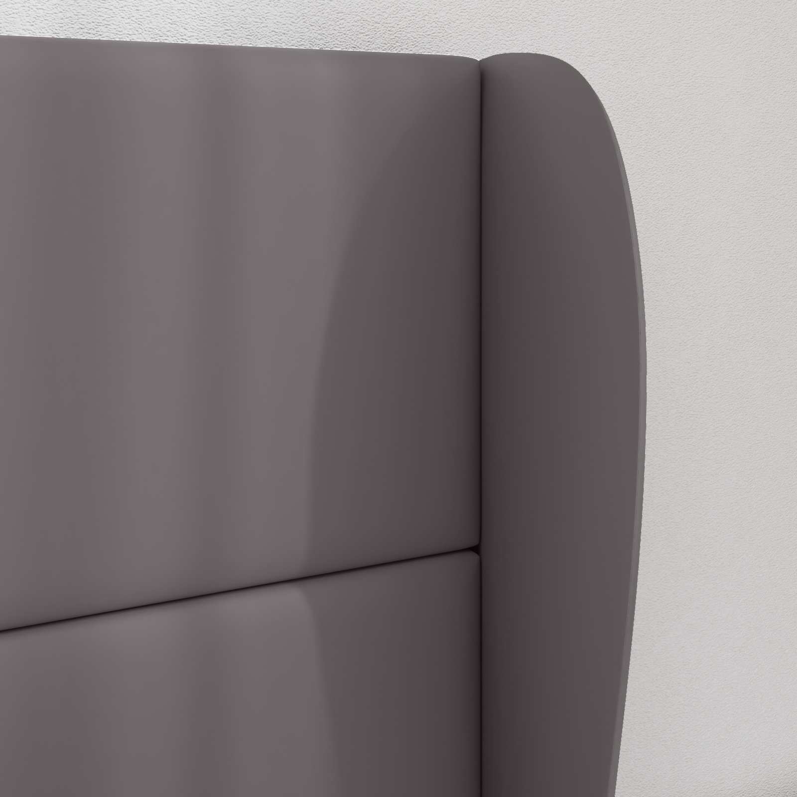 vidaXL Ucho Głowy Przygaszony Szary 80 x 23 x 6 cm PVC