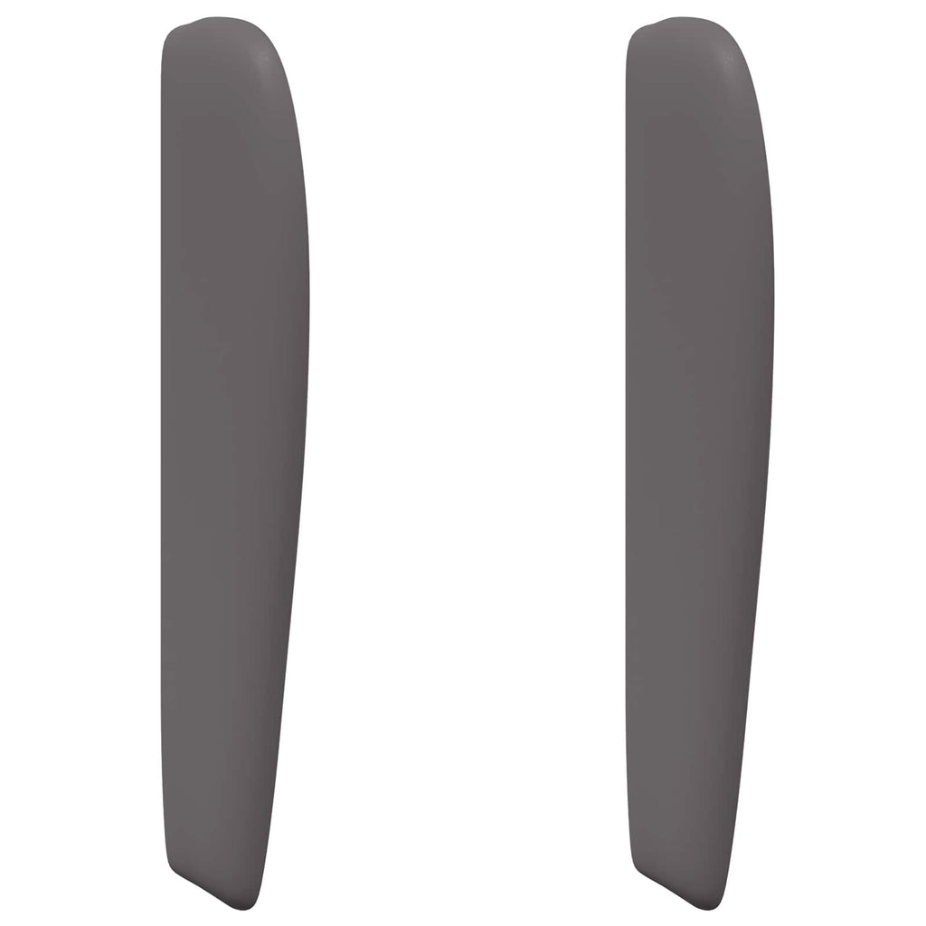 vidaXL Ucho Głowy Przygaszony Szary 80 x 23 x 6 cm PVC