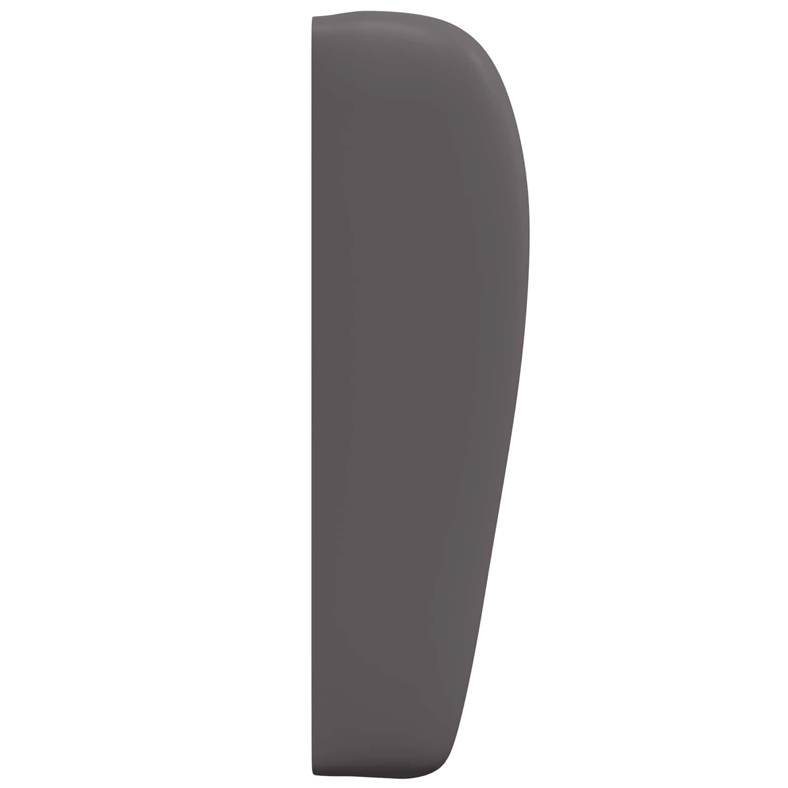 vidaXL Ucho Głowy Przygaszony Szary 80 x 23 x 6 cm PVC