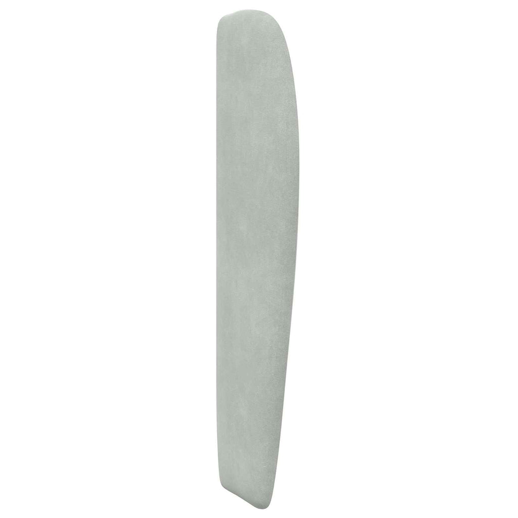 vidaXL Ucho Głowy Jasnoszary 80 x 23 x 6 cm Aksamit