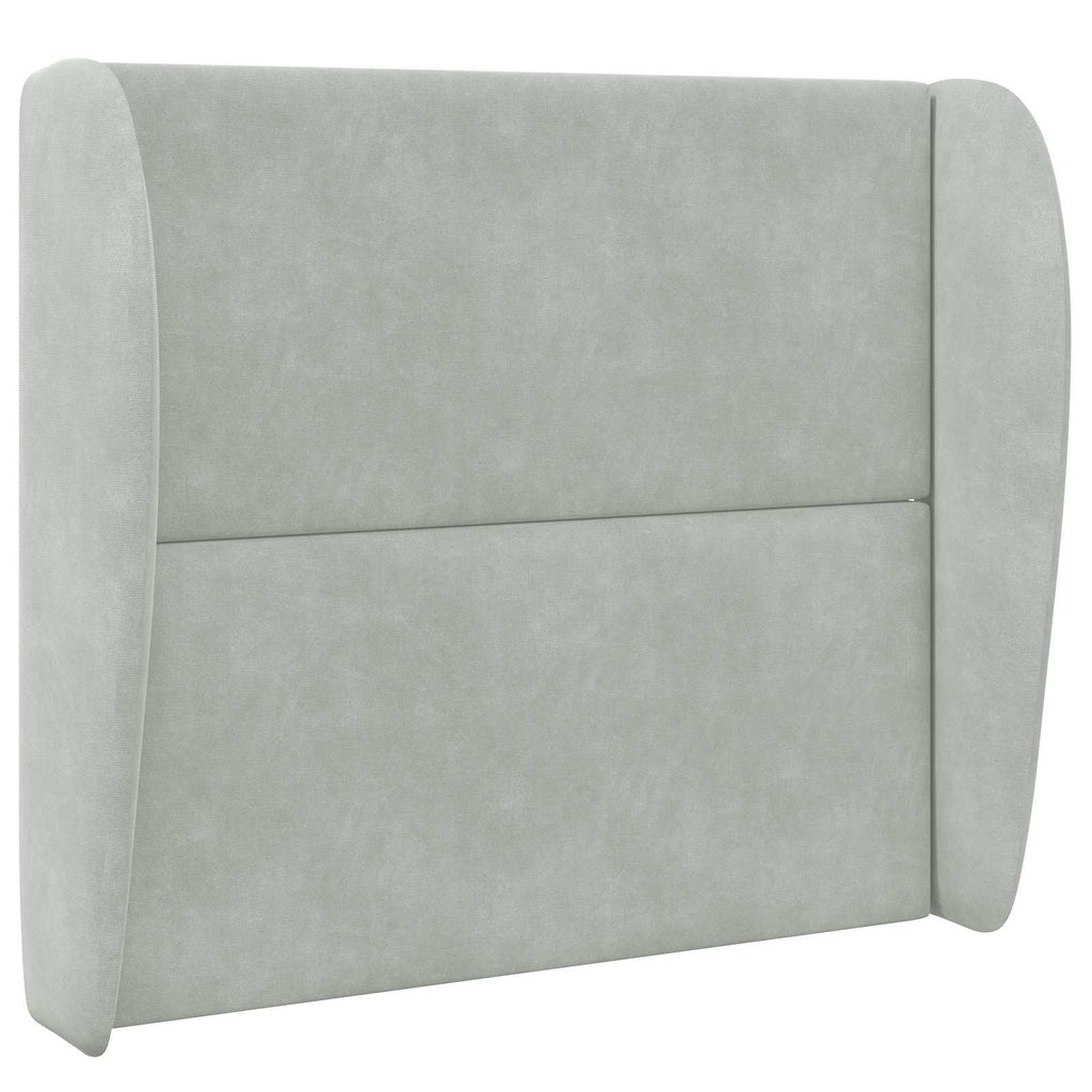 vidaXL Ucho Głowy Jasnoszary 80 x 23 x 6 cm Aksamit
