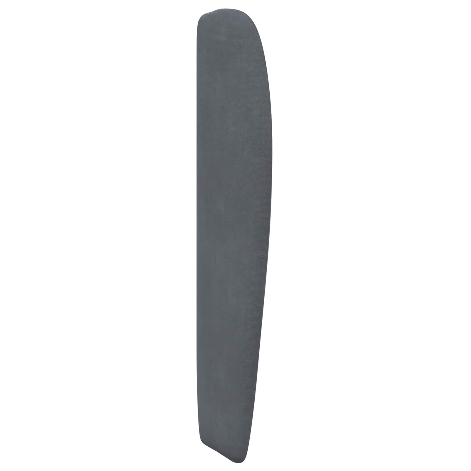 vidaXL Ucho Głowy Przygaszony Szary 80 x 23 x 6 cm Aksamit