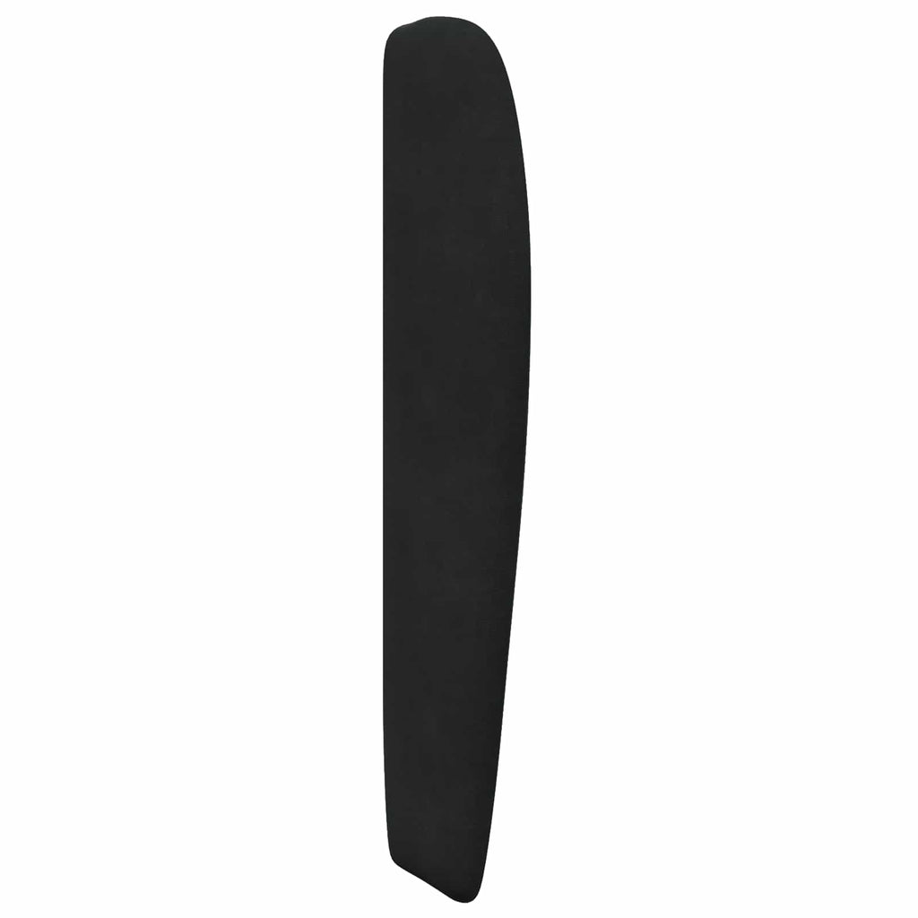 vidaXL Ucho Głowy Czarny 80 x 23 x 6 cm Aksamit