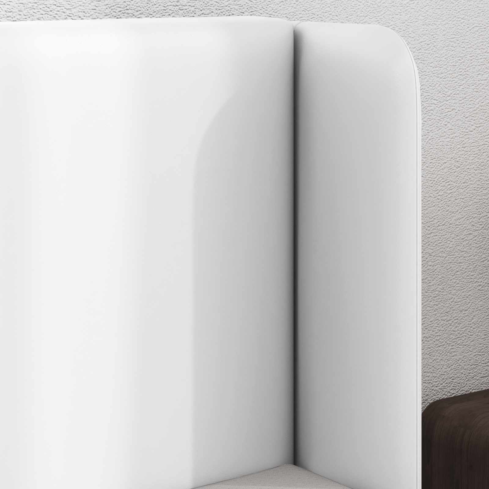 vidaXL Ucho Głowy Biały 40,5 x 40,5 x 4 cm PVC