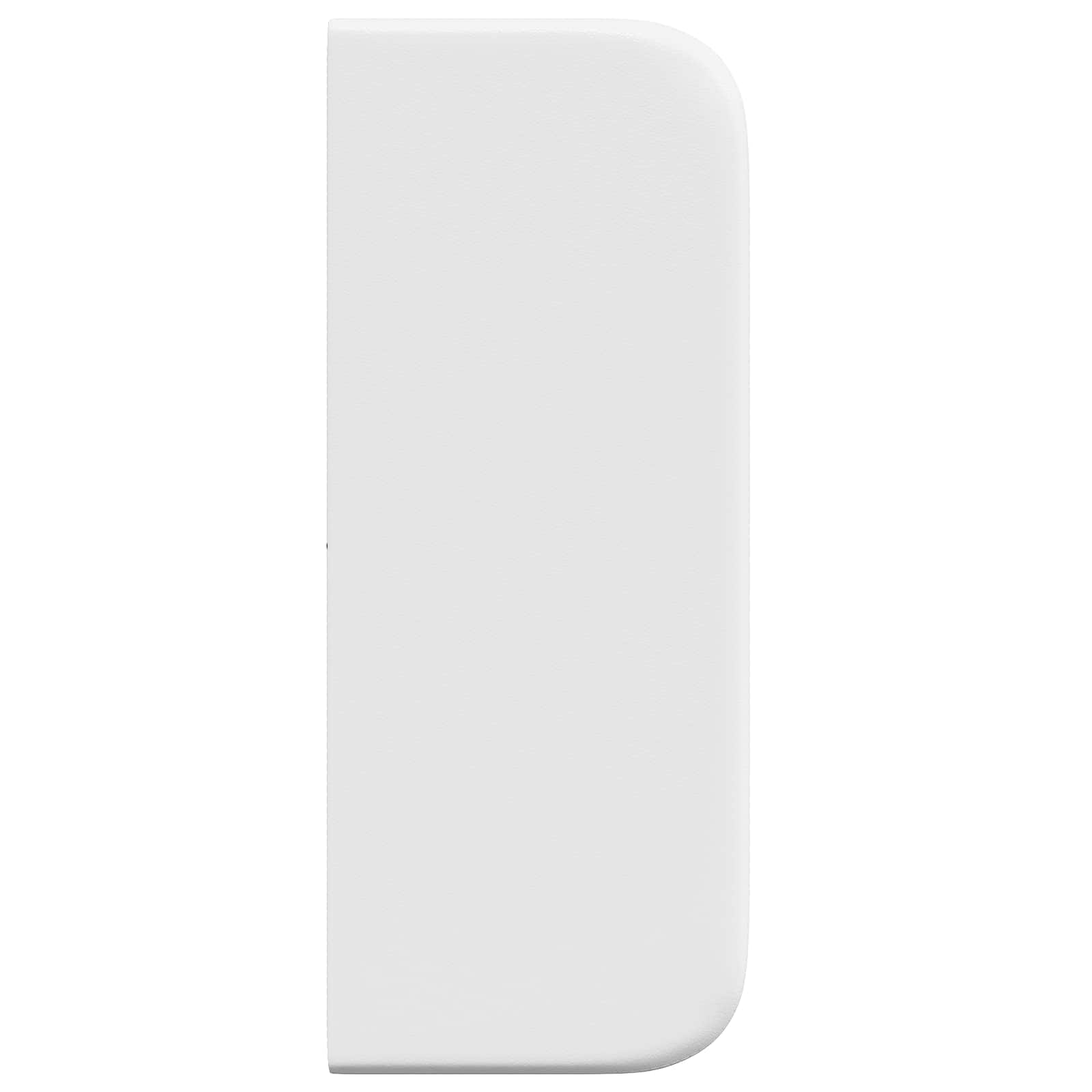 vidaXL Ucho Głowy Biały 40,5 x 40,5 x 4 cm PVC
