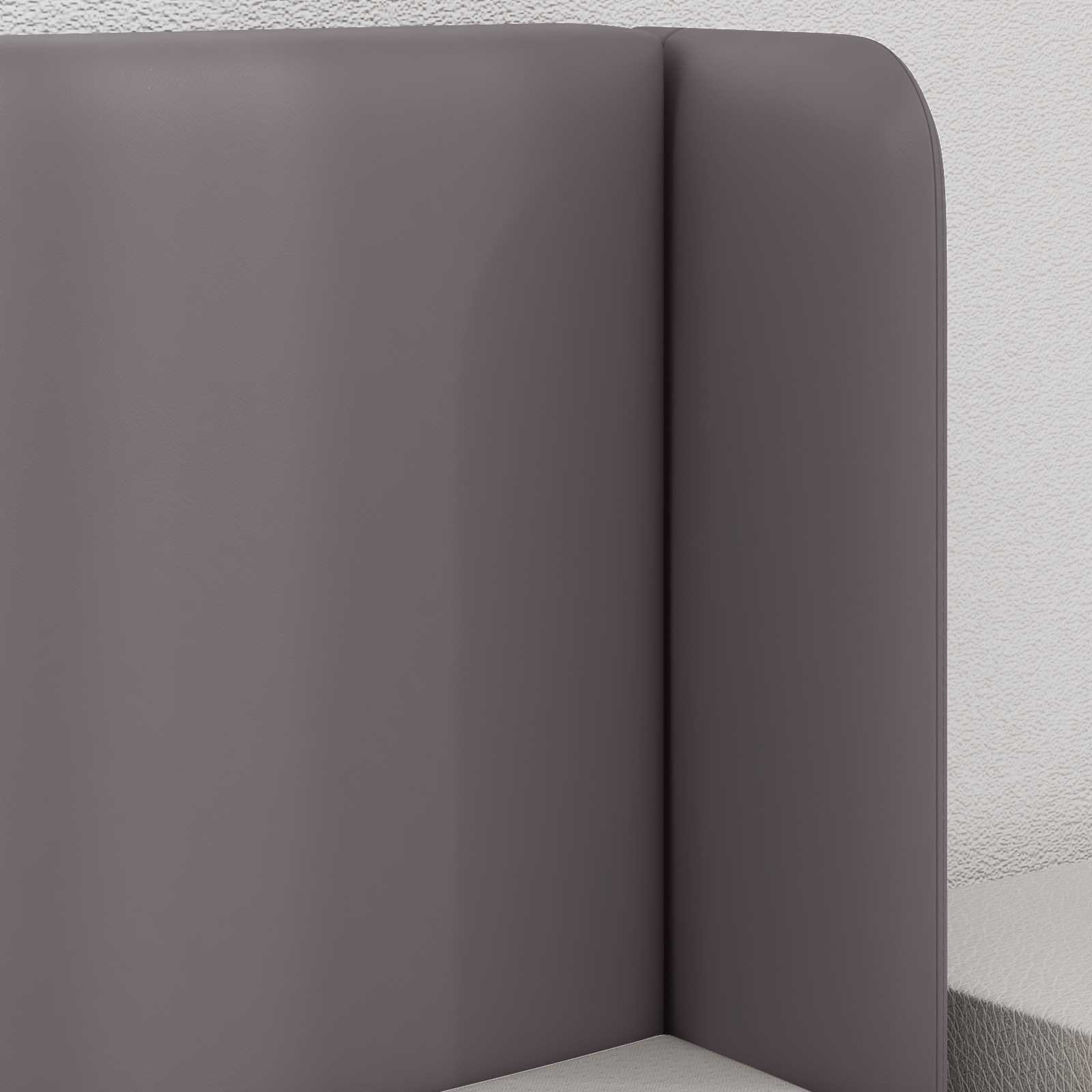vidaXL Ucho Głowy 2 pcs Szary 40 x 16 x 5 cm Sklejka i sztuczna skóra