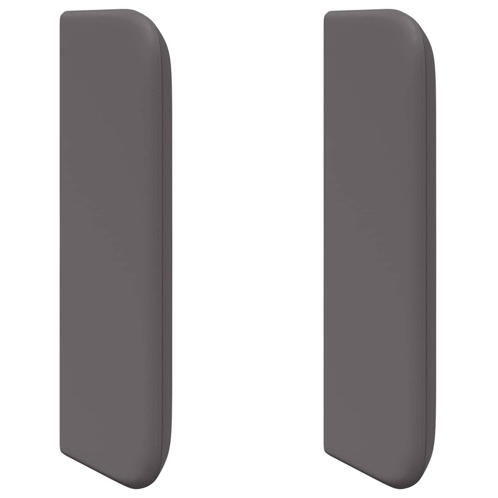 vidaXL Ucho Głowy 2 pcs Szary 40 x 16 x 5 cm Sklejka i sztuczna skóra