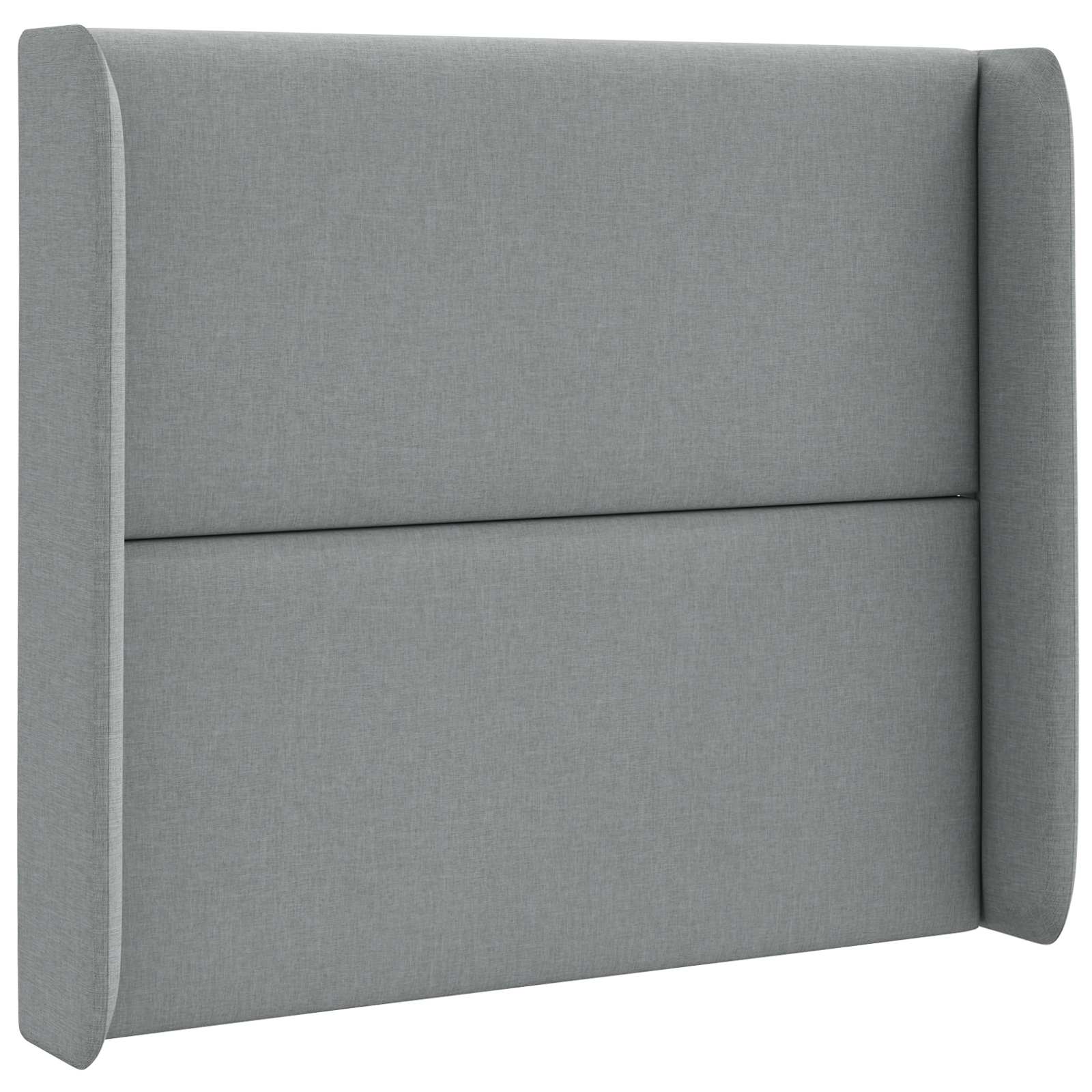 vidaXL Ucho Głowy Jasnoszary 80 x 16 x 4 cm tkanina