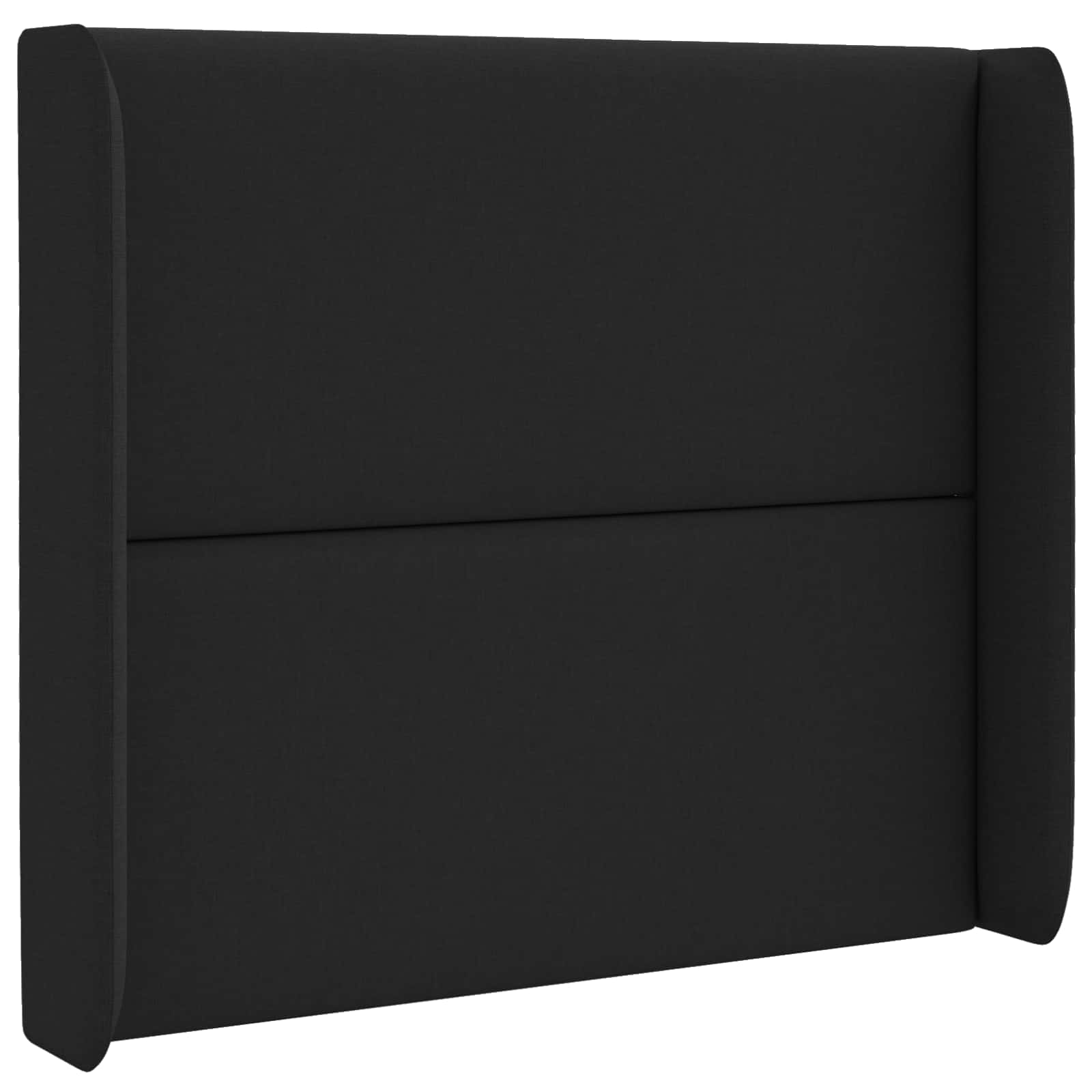 vidaXL Ucho Głowy Czarny 80 x 16 x 4 cm tkanina