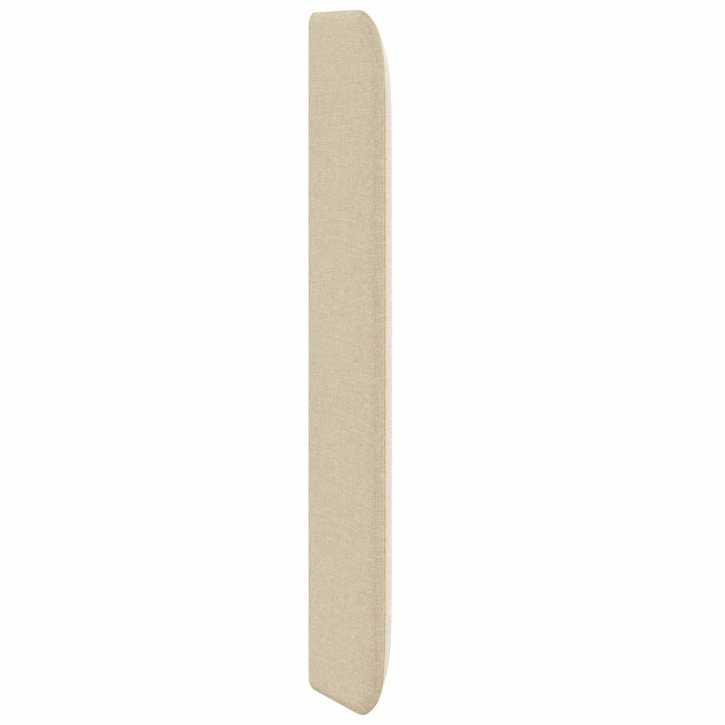 vidaXL Ucho Głowy Kremowy 80 x 16 x 4 cm tkanina