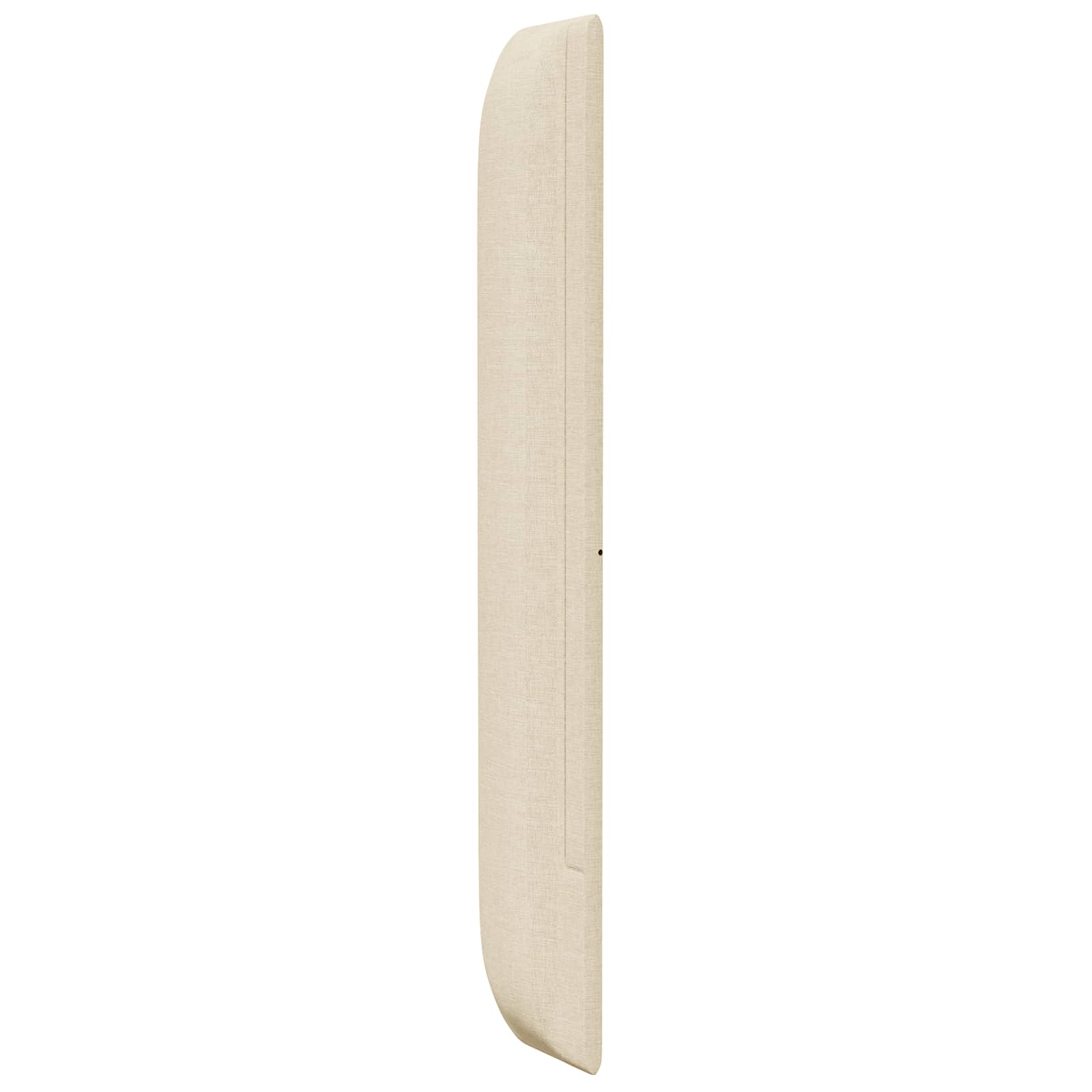 vidaXL Ucho Głowy Kremowy 80 x 16 x 4 cm tkanina