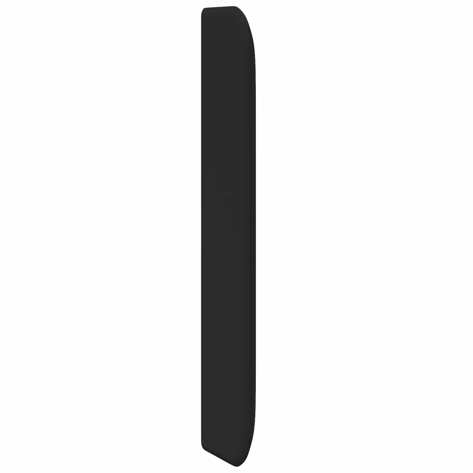 vidaXL Ucho Głowy Czarny 80 x 16 x 4 cm PVC