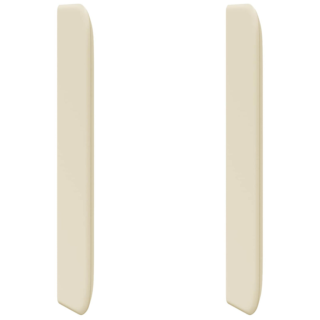 vidaXL Ucho Głowy Kremowy 80 x 16 x 4 cm PVC