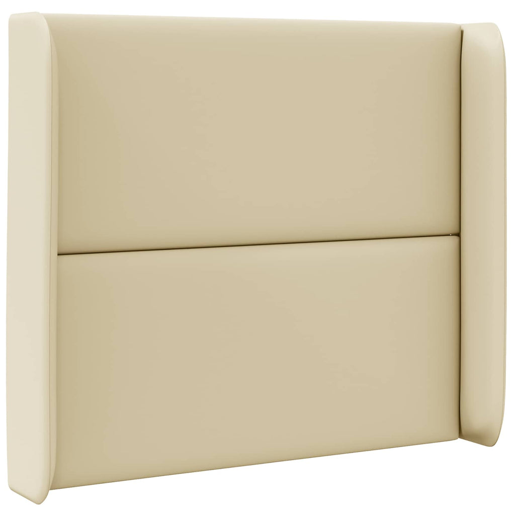 vidaXL Ucho Głowy Kremowy 80 x 16 x 4 cm PVC