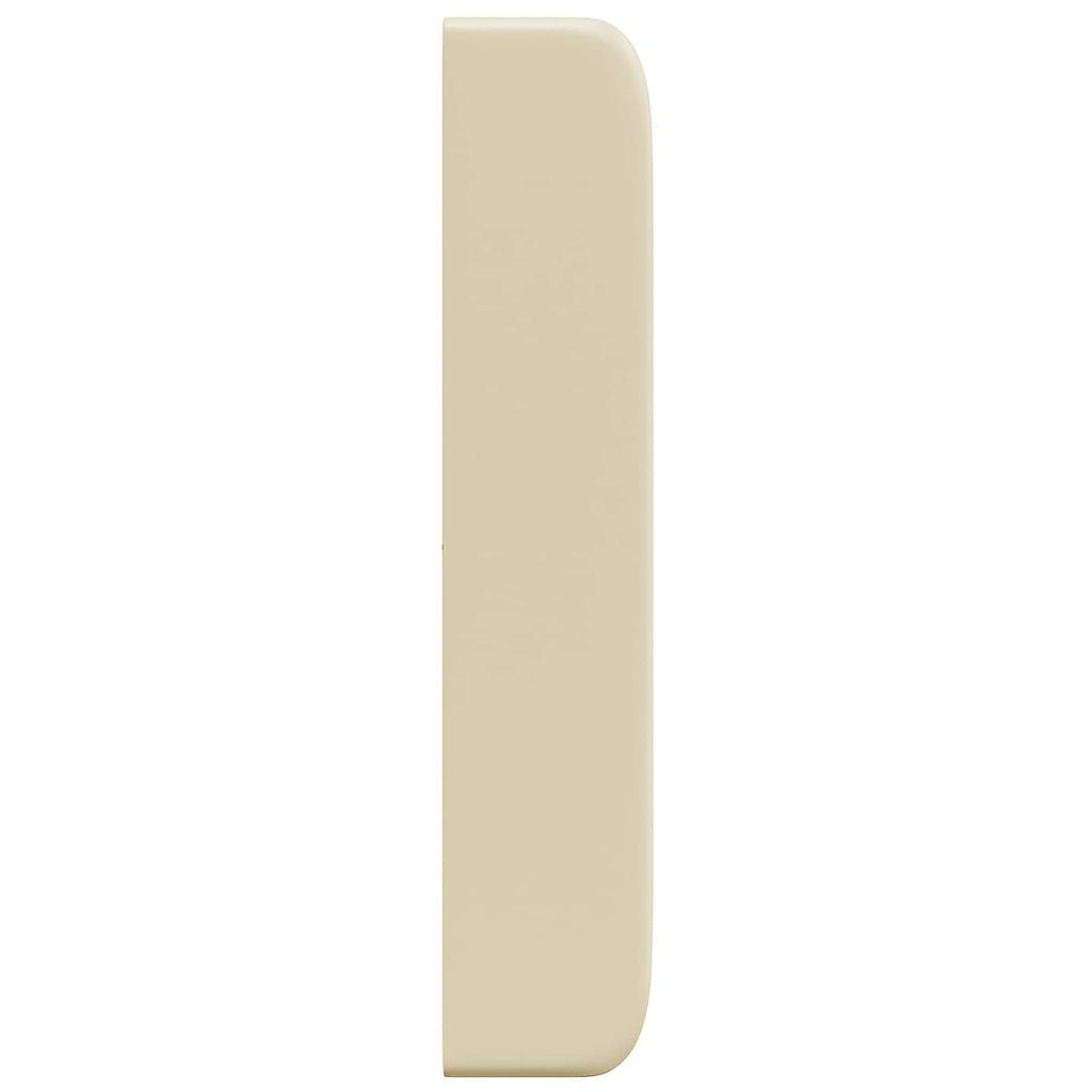 vidaXL Ucho Głowy Kremowy 80 x 16 x 4 cm PVC