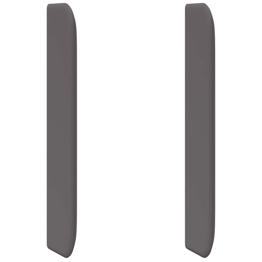 vidaXL Ucho Głowy Szary 80 x 16 x 4 cm PVC