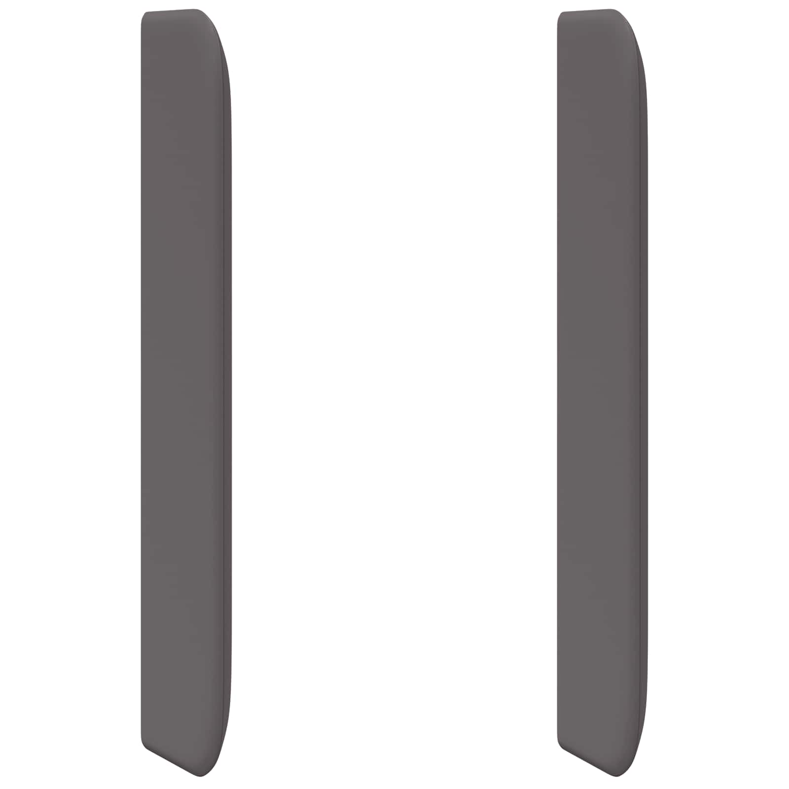 vidaXL Ucho Głowy Szary 80 x 16 x 4 cm PVC
