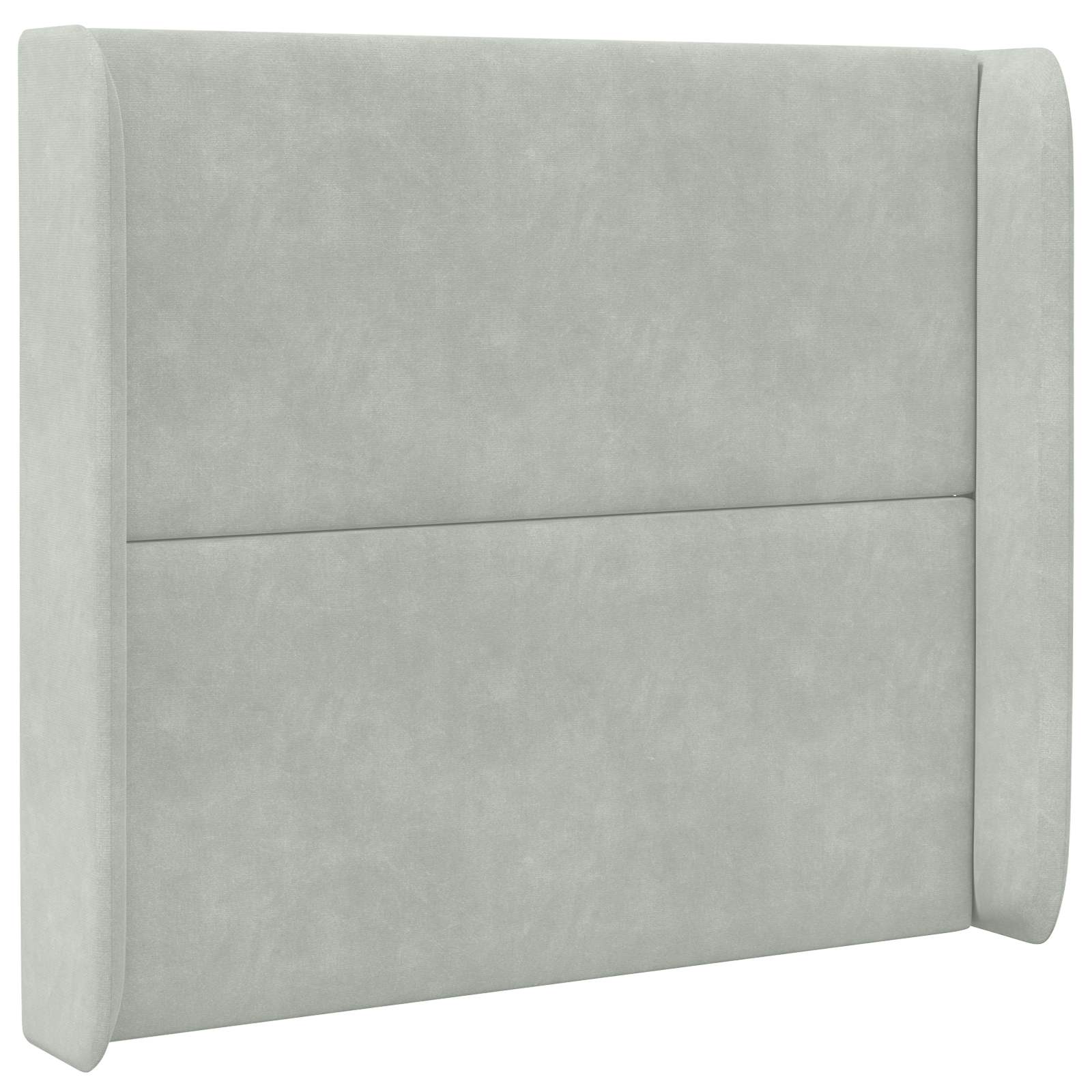vidaXL Ucho Głowy Jasnoszary 80 x 16 x 4 cm Aksamit