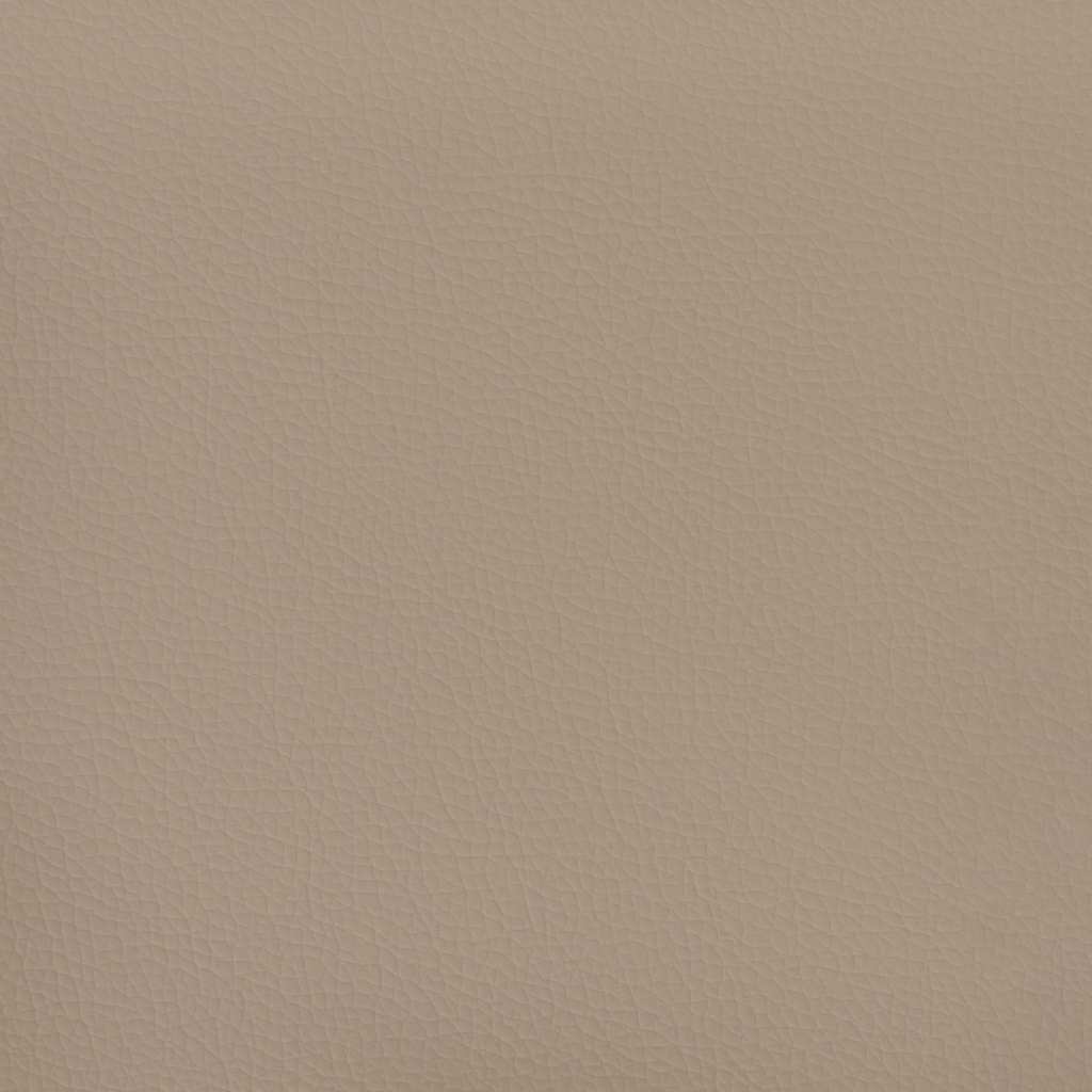 vidaXL Ławka, cappuccino, 70x30x30 cm, tapicerowana sztuczną skórą