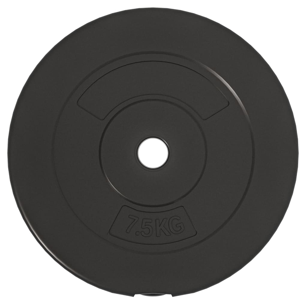 vidaXL Obciążniki, 6 sztuk, 30 kg, cement