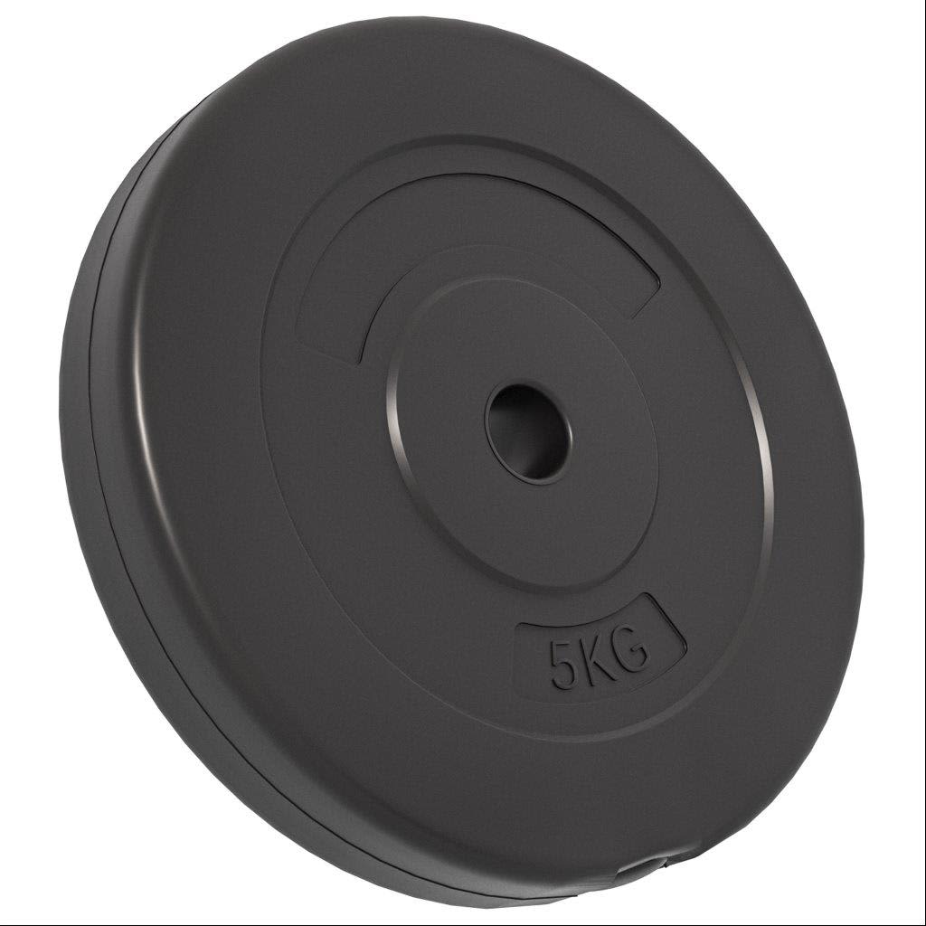 vidaXL Obciążniki, 6 sztuk, 30 kg, cement