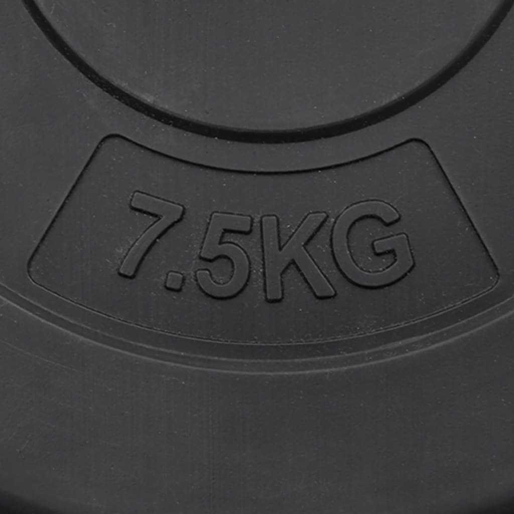 vidaXL Obciążniki, 6 sztuk, 30 kg, cement