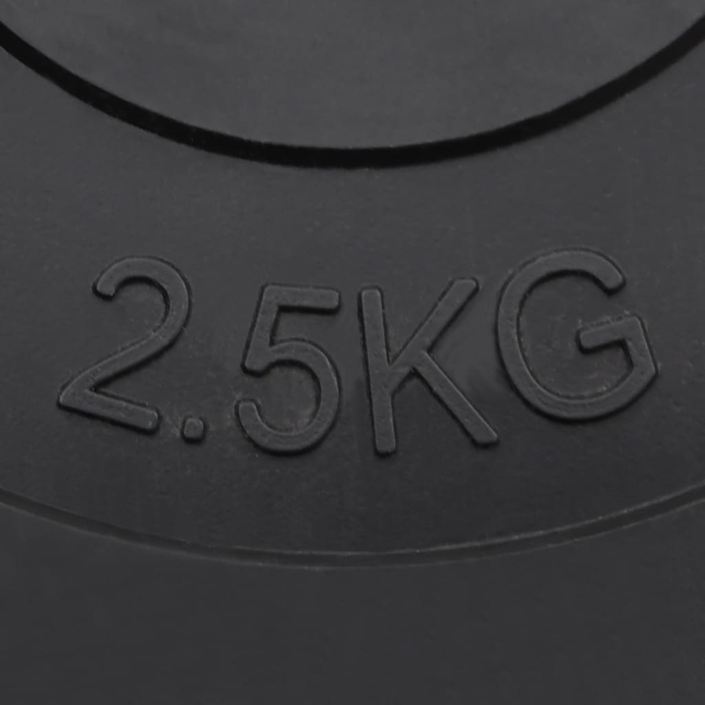 vidaXL Obciążniki, 6 sztuk, 30 kg, cement